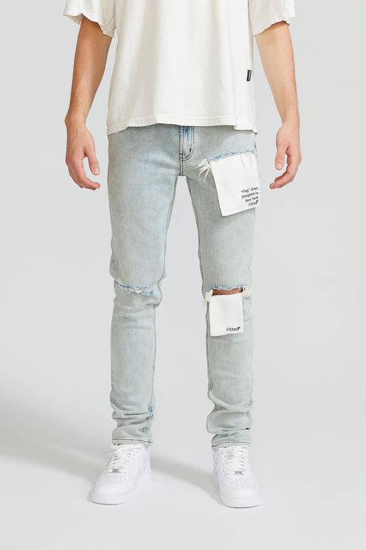 Flag Jean – Blue